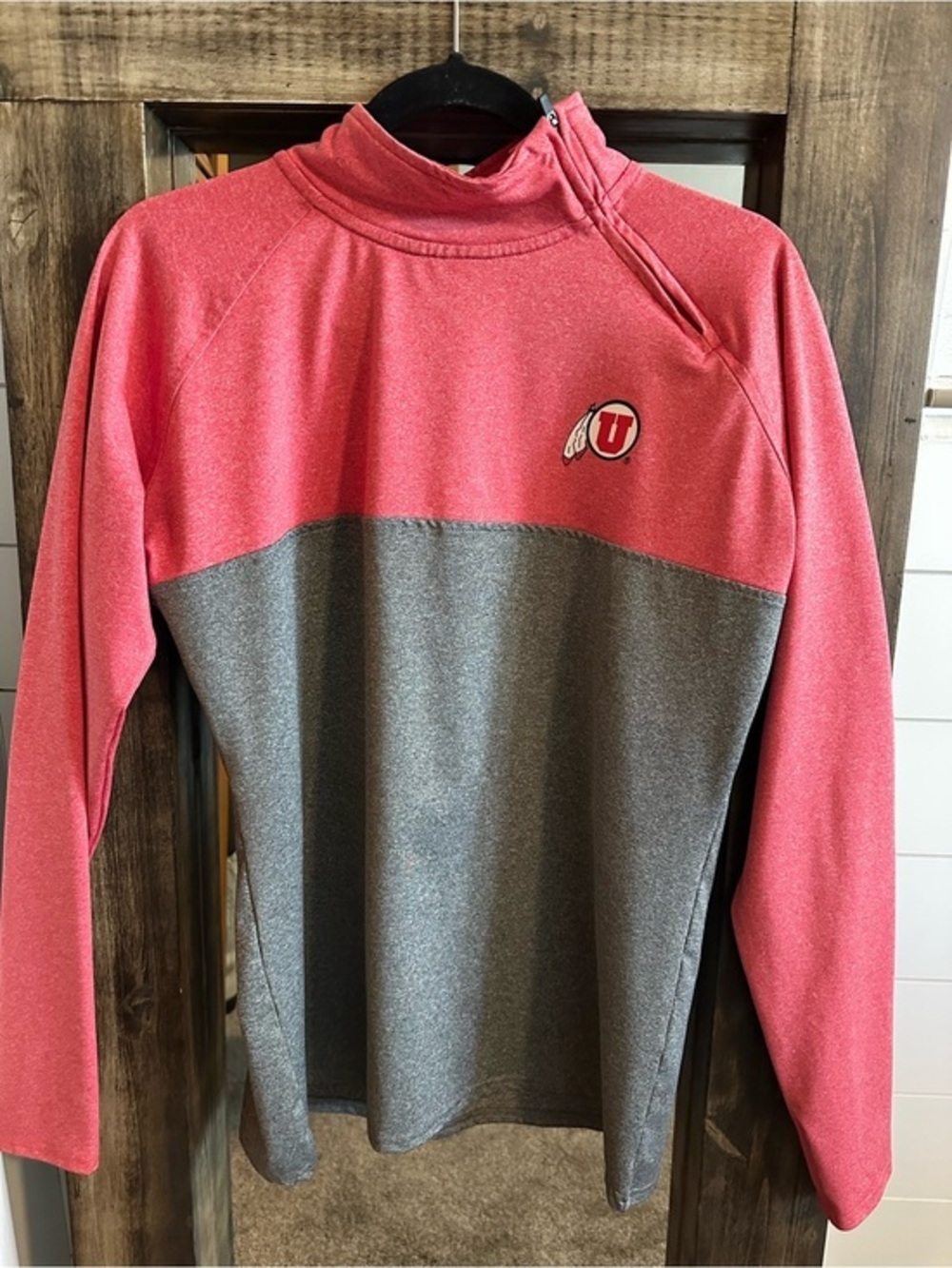 Women’s University of Utah Utes Quarter Zip Pullover L Rivalry Threads 91 Logo